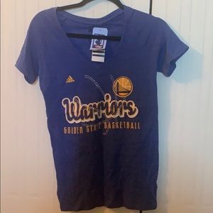 Never Worn Women’s Adidas NBA Warriors Shirt